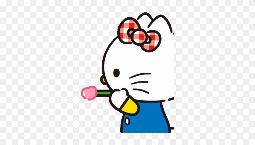 ผลการค้นหารูปภาพ - Hello Kitty Line Gif #1007147