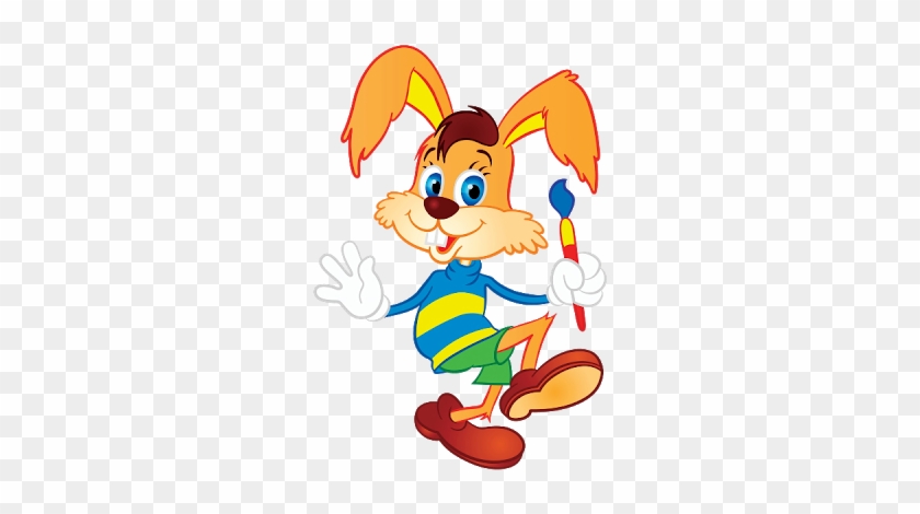 Funny Bunny Rabbit Clip Art - Cartoon Funny Bunny #1007494