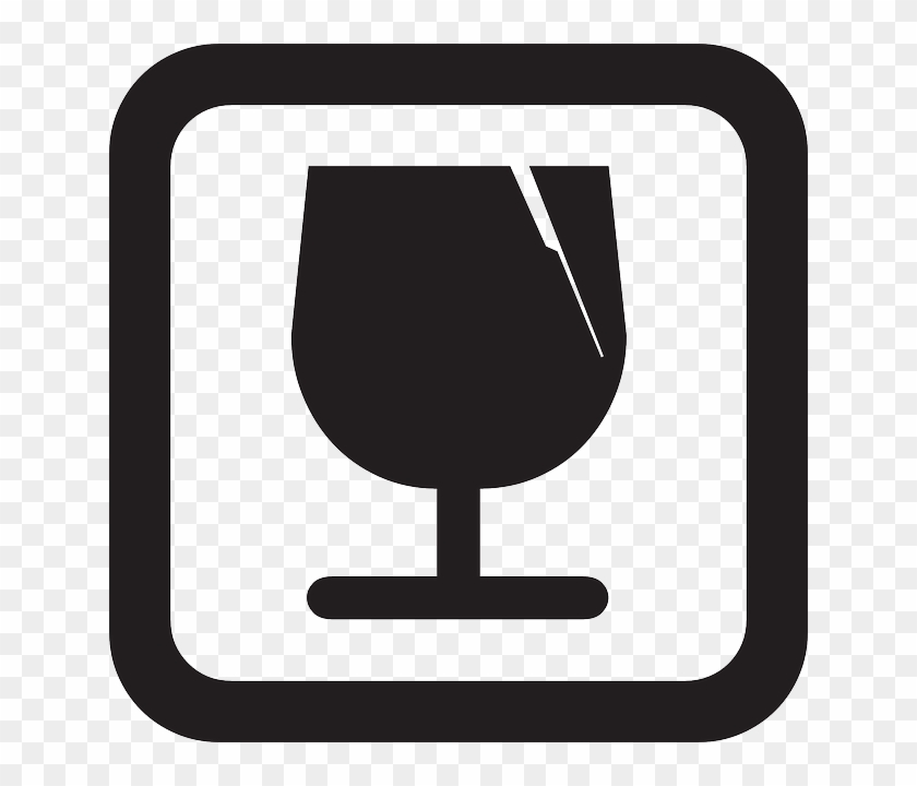 Glass, Symbol, Break, Fragile, Packaging, Breakable - Fragile Symbols #1007775
