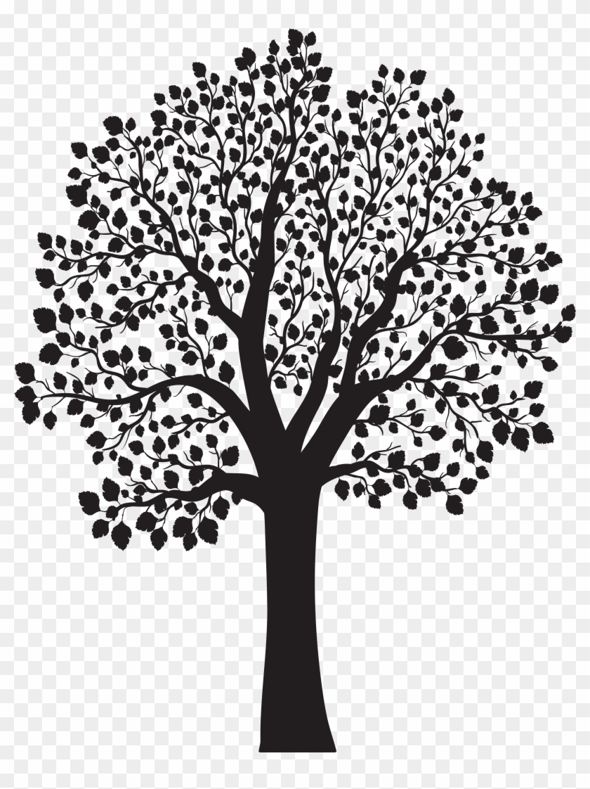 Tree Silhouette Png Clip Art Image - Tree Silhouette Png Clip Art Image #1008257