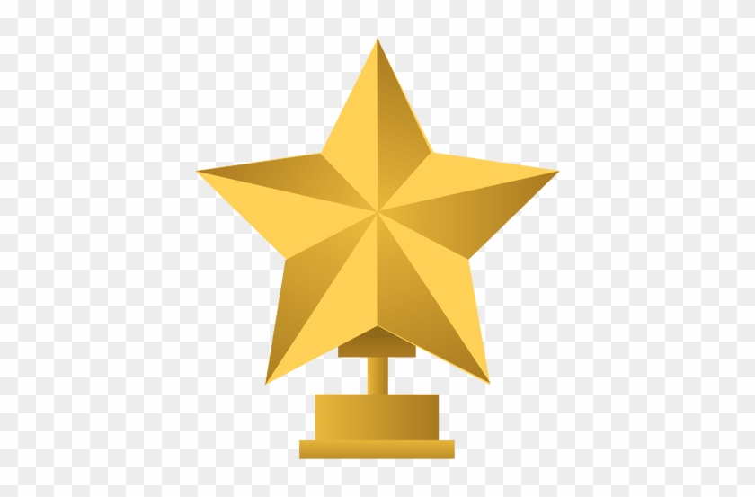 Star Champion Trophy Transparent Png - Trophy #1008948
