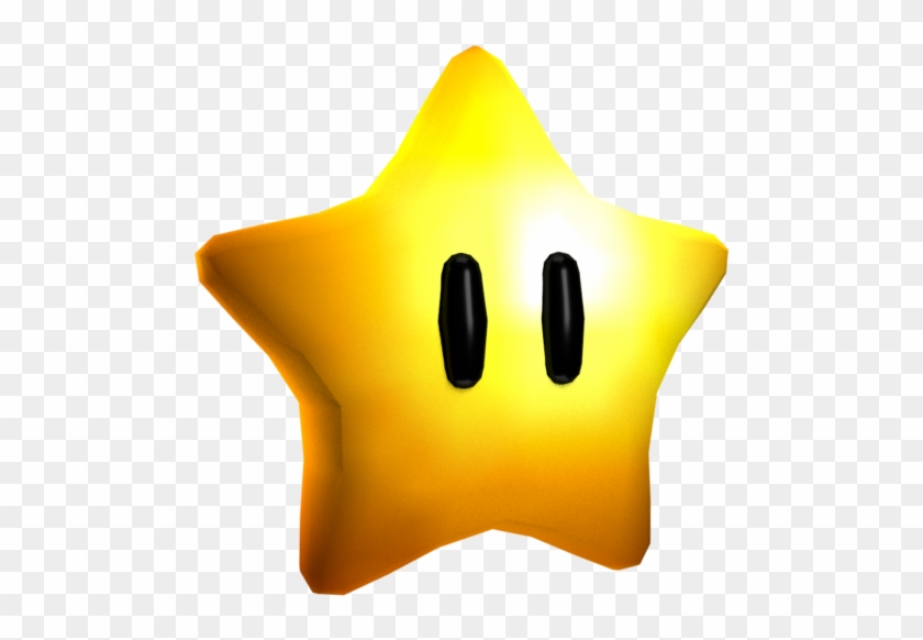 Mario Star Png Image Background - Power Star Mario Galaxy #1008980