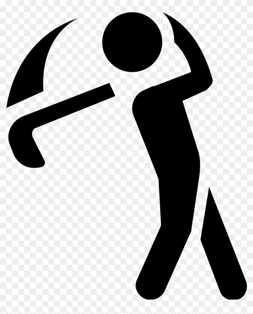It's And Outline Of A Person - Golf #1009751