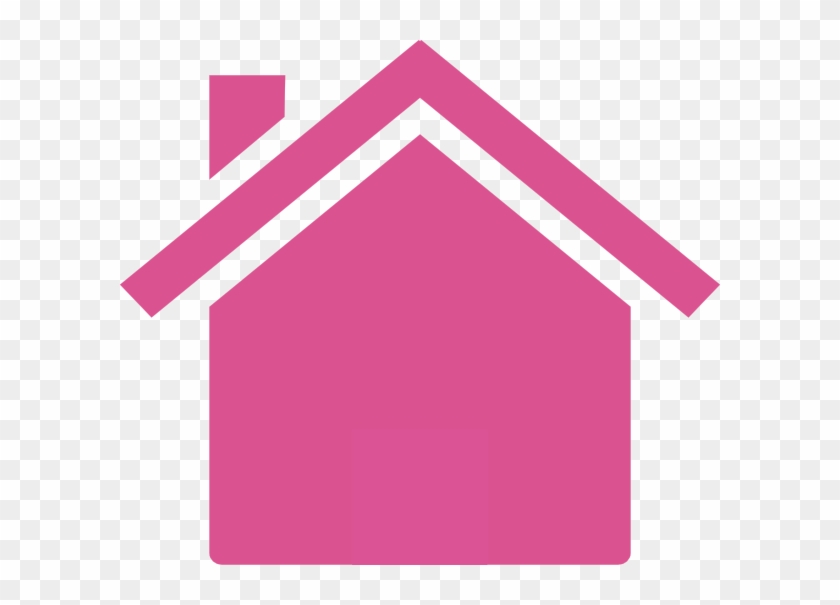 Pink House Clipart #1010069