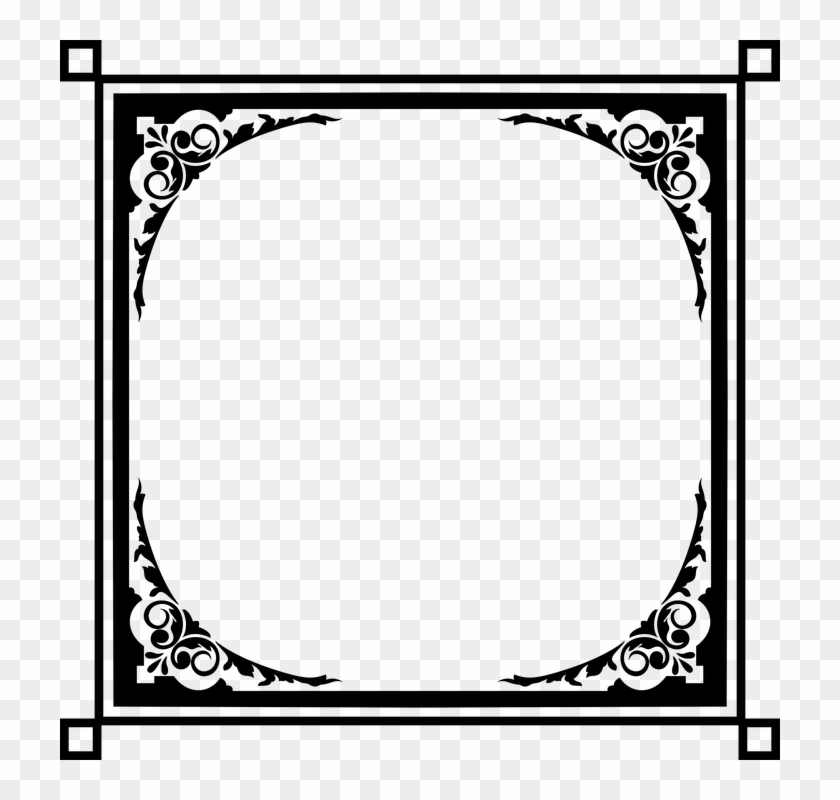 Frame, Border, Flourish, Vines, Floral, Decorative - Frame Border #1010212