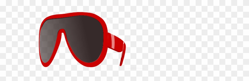 Red Sunglasses Clip Art At Clker - Clip Art #1010420