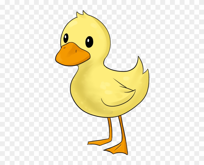 You Can Use This Cute Cartoon Yellow Duckling Clip - 5 Little Ducks Png #1010621