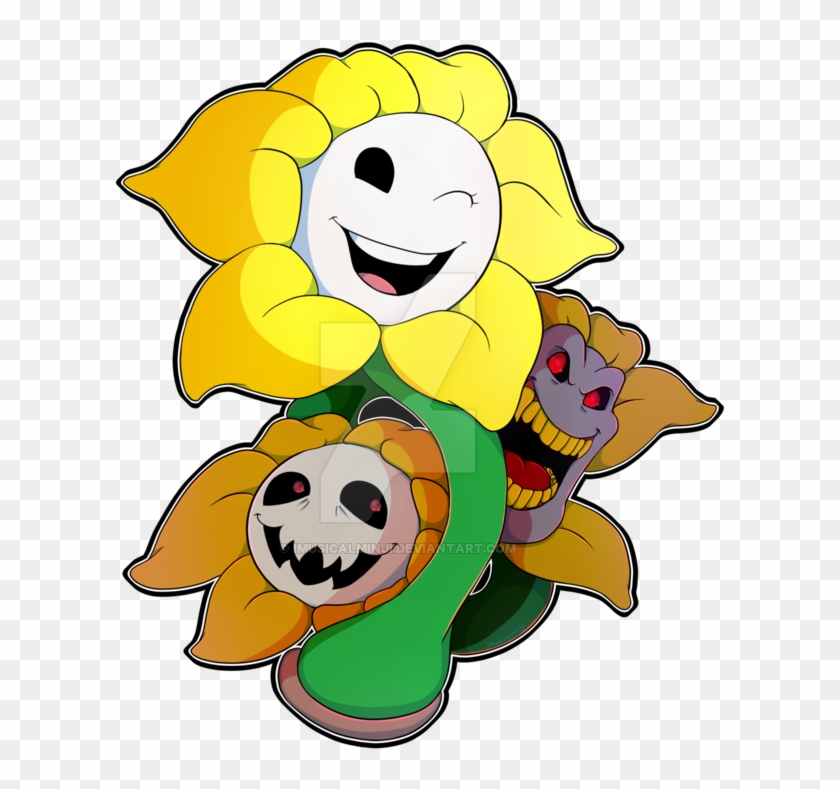 Flowey Charm By Imusicalminji - Cartoon #1011296