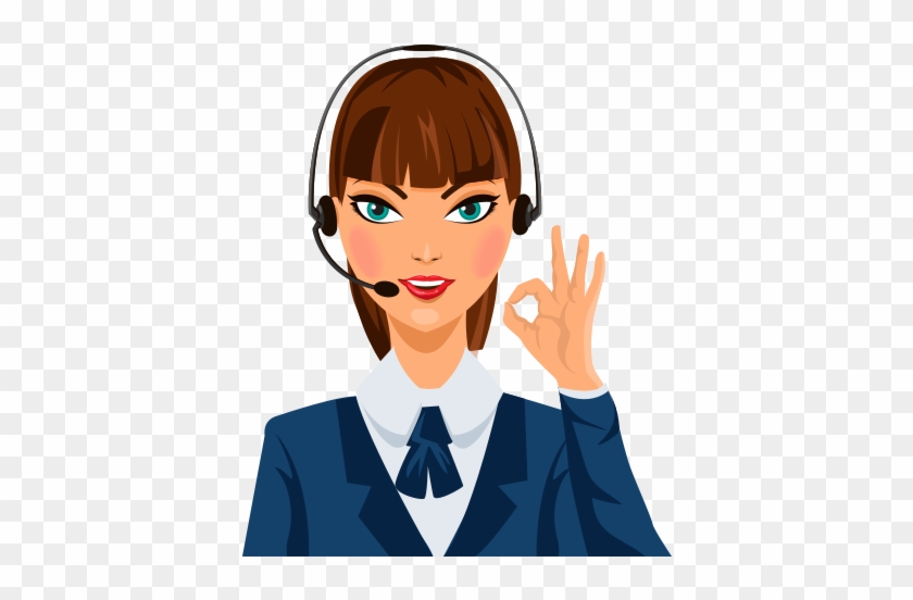 Téléconseiller Customer Telephone Clip Art - Cartoon #1011854