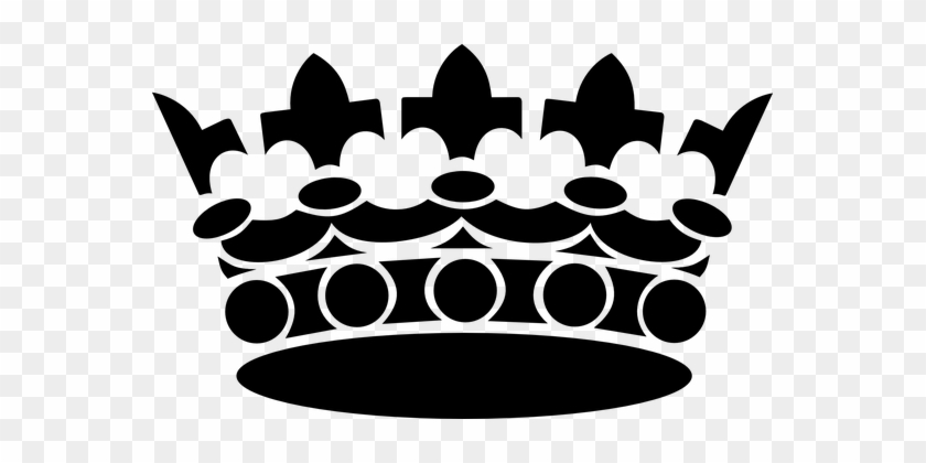 Crown Royal Majestic Power Jewelry Symbol - King Crown Png Black #1012092