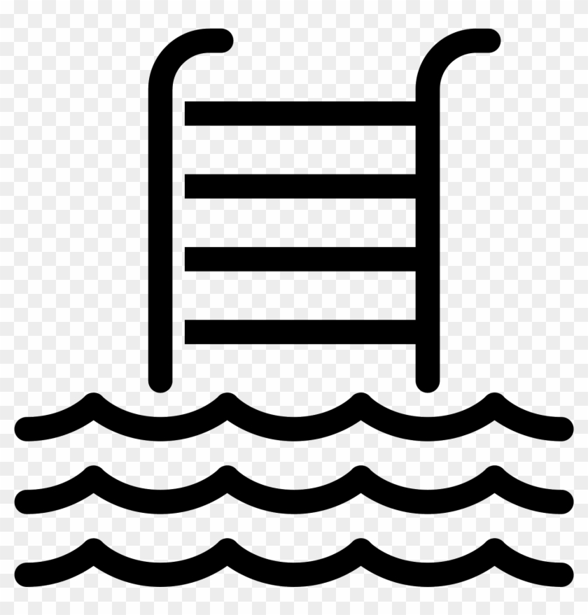 Swimming Pool Icon - Swimming Pool Line Icon #1012257