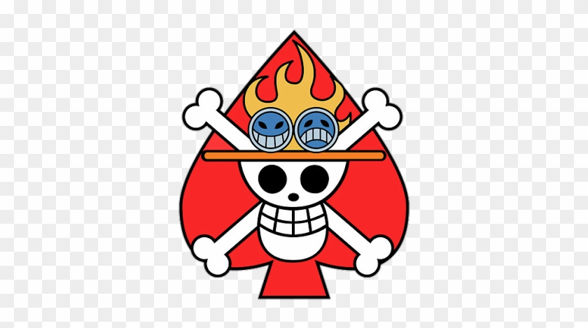 Ace Jolly Roger Render By Kushikimotoamvs - One Piece Ace Jolly Roger #1012380