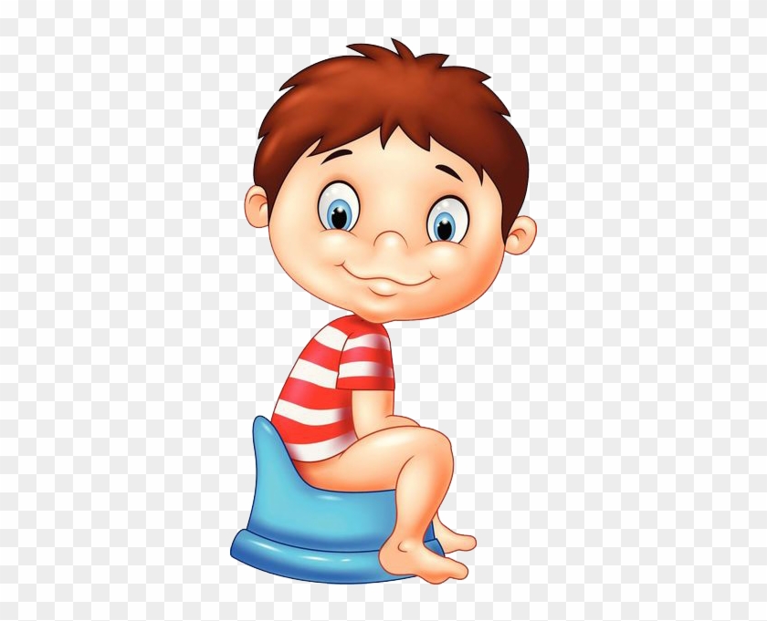 Entrenamiento Para Ir Al Baño Libre De Regalías De - Potty Training Cartoon #1012457