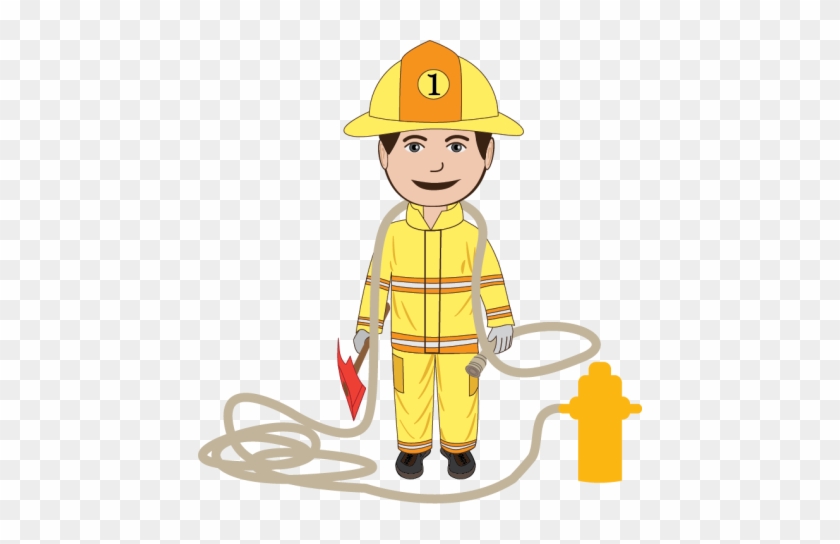 Explains The Concepts, And Describes What Needs To - Firefighter Uniform Vector #1012621