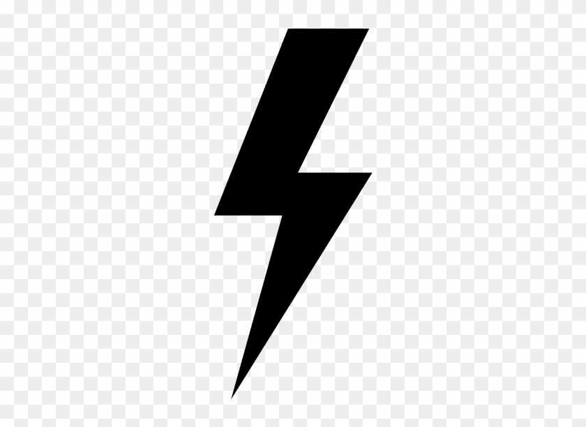 Lightning Bolt Font Symbol Pixshark - Lightning Bolt Clip Art #1012651