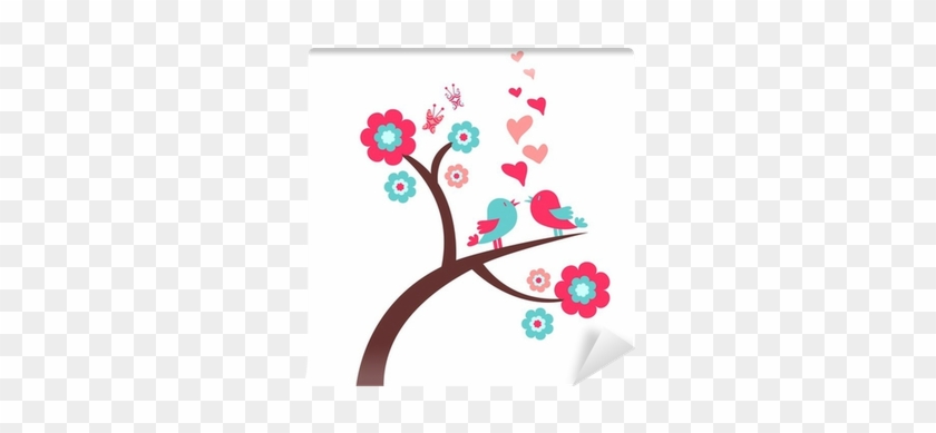 Kuşlar Oldukça Romantik Kart Duvar Resmi • Pixers® - Bird #1012718