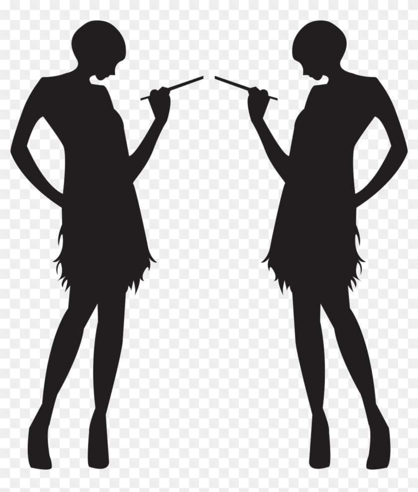 1920s Silhouette Clipart - 1920s Clipart Transparent #1012778