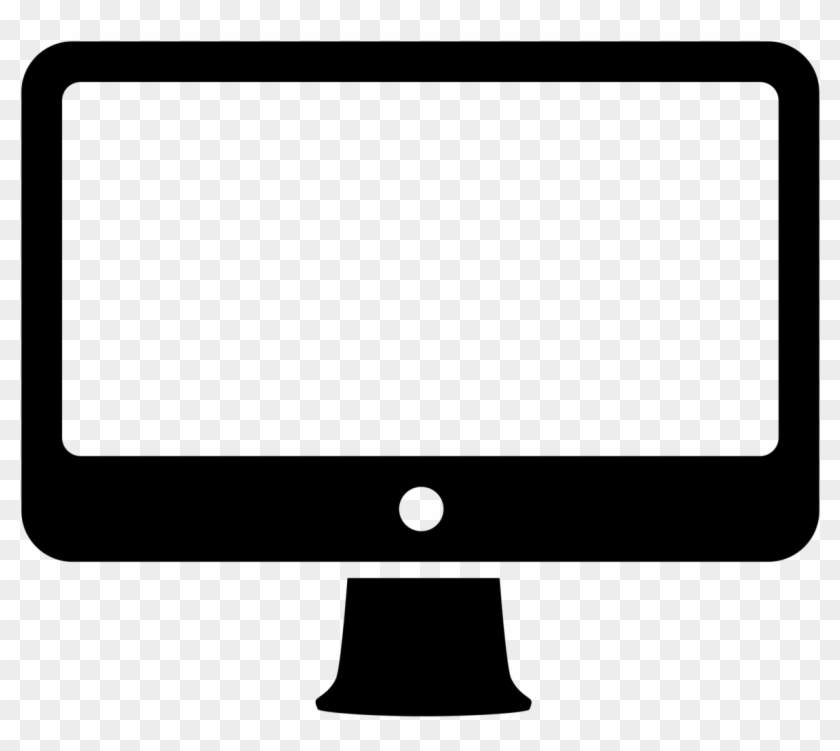 Computer - Black And White Computer Clipart #1013011