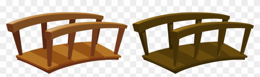 Puente De Madera Timber Bridge Wood Truss - Wooden Bridge Cartoon #1013351