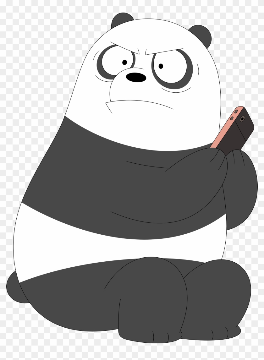 When You Ask Panda If You Can Borrow His Phone By Porygon2z - Panda We Bare Bears #1013447