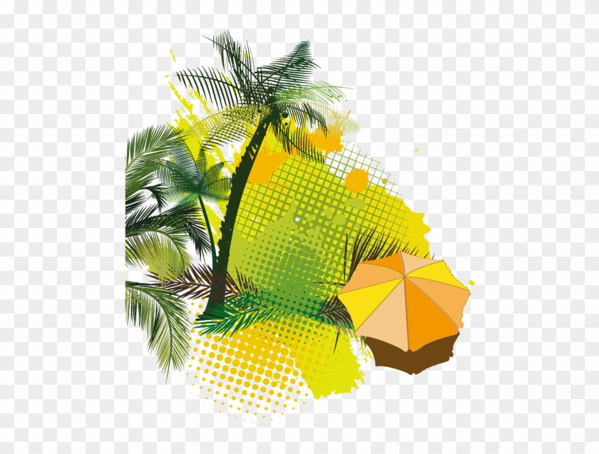 Playa De Verano De Descarga De La Ilustración - Playa De Verano De Descarga De La Ilustración #1013529