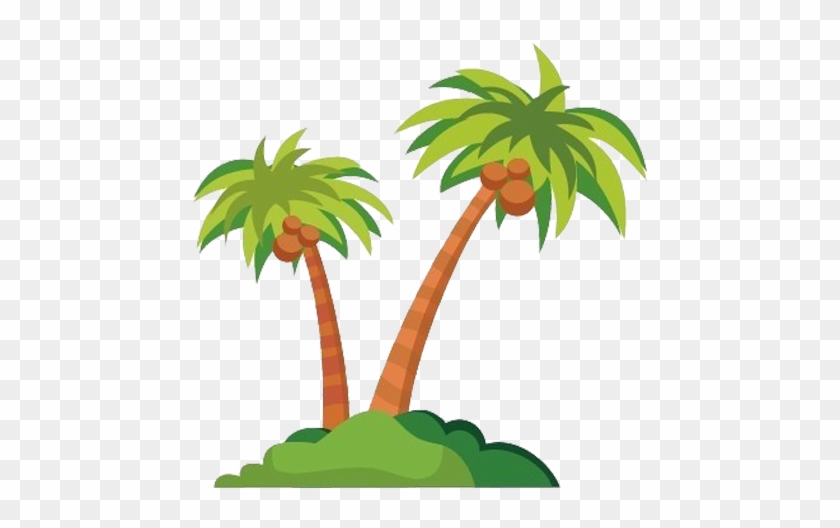 Cartoon Coconut - Coconut Tree - Cartoon Palm Tree Png #1013646