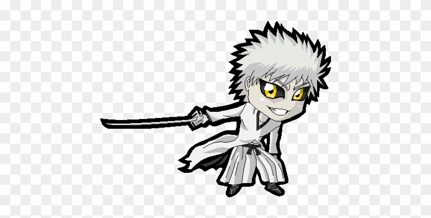 Ichigo Kurosaki Yoruichi Shihouin Tōshirō Hitsugaya - Bleach Chibi Png #1013876