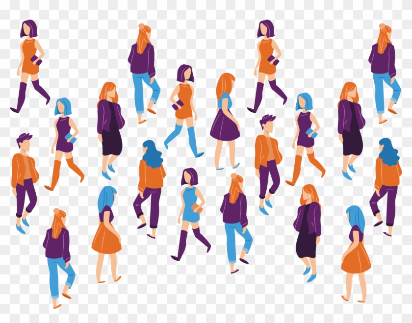 The People Walking In The Business Circle - March 8 #1013944