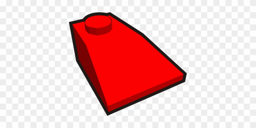 Building Block, Plastic, Toy, Red, Brick - Clip Art #1014052