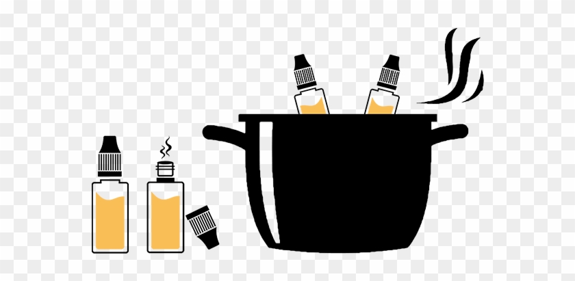 The Method Of Steeping If You Are Resting Your Flavour - Black And White Cooking Pots Clip Art #1014182