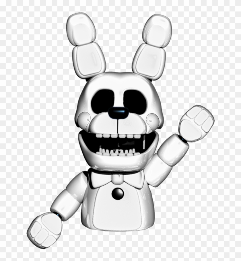 White Rabbit Puppet By Pkthunderbolt100 - Fnaf Sl Puppet White Rabbit #1014272