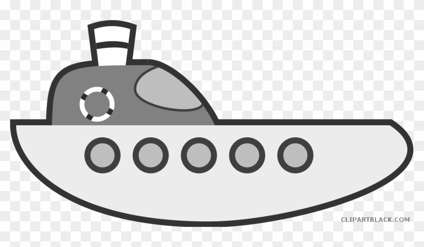 Cute Boat Transportation Free Black White Clipart Images - Cute Boat Transportation Free Black White Clipart Images #1015267