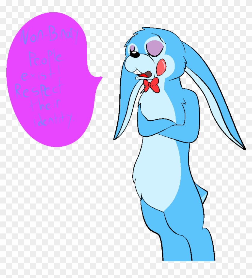 Non Binary Positive Toy Bonnie By Radical Hat - Gender Is Toy Bonnie #1015309