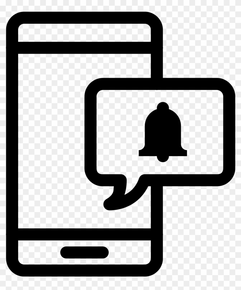Push Notifications Filled Icon - Push Notification Icon Transparent #1015493