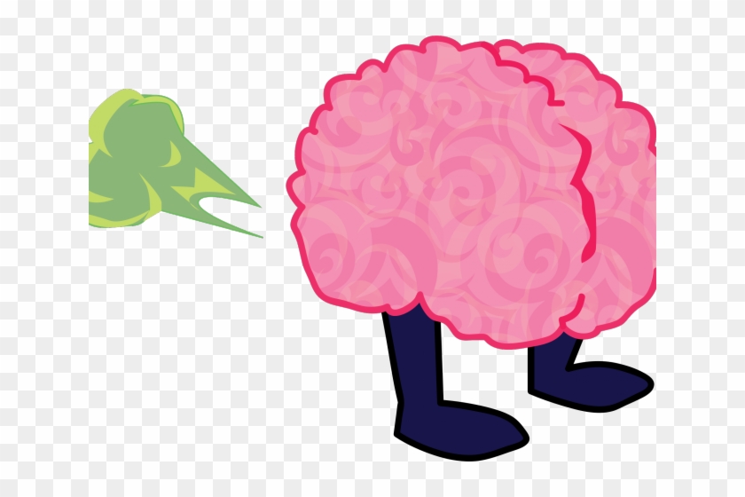 Brain Fart Cliparts - Human Brain Clipart #1015584