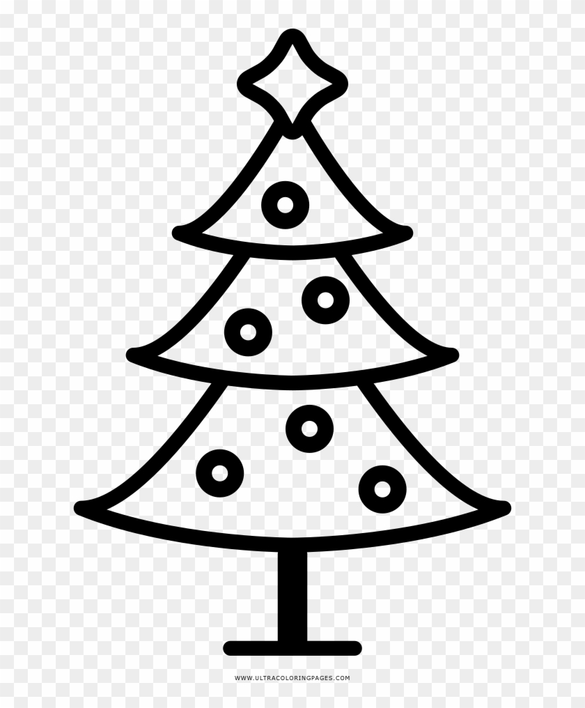 Christmas Tree Coloring Page - Christmas Tree #1015601
