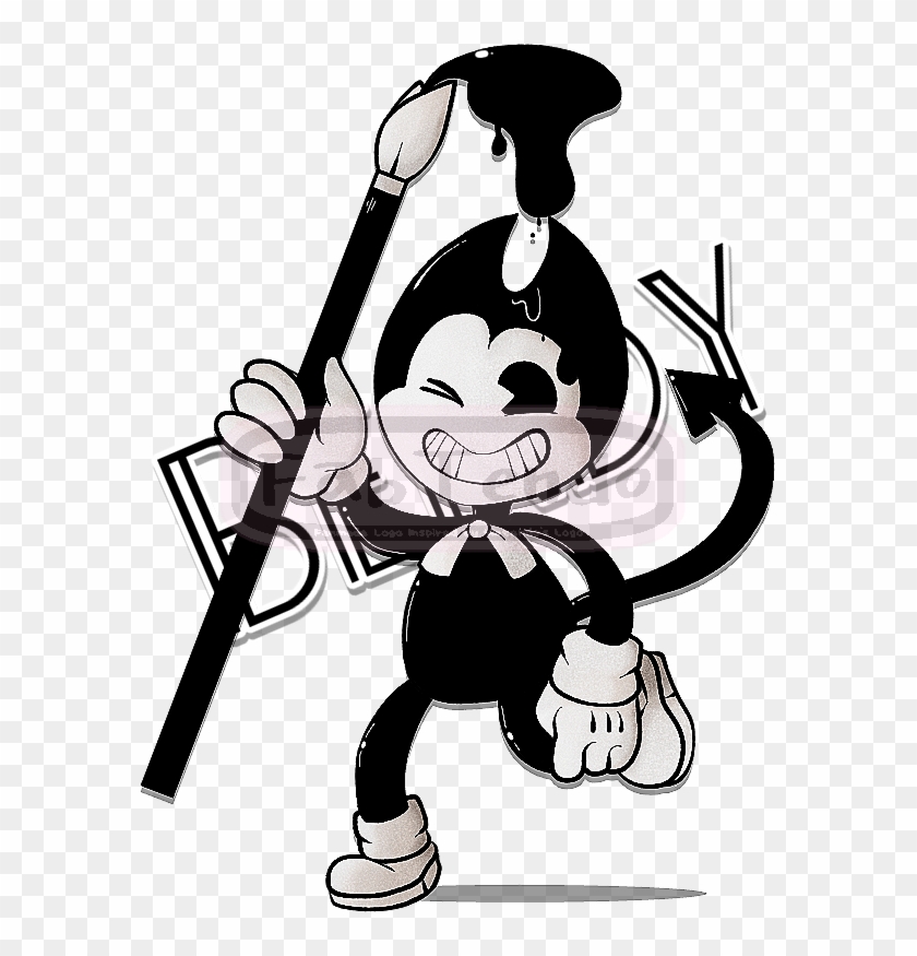 Bendy And His Magic Ink Brush By Pineappa - Bendy And The Ink Machine #1015666