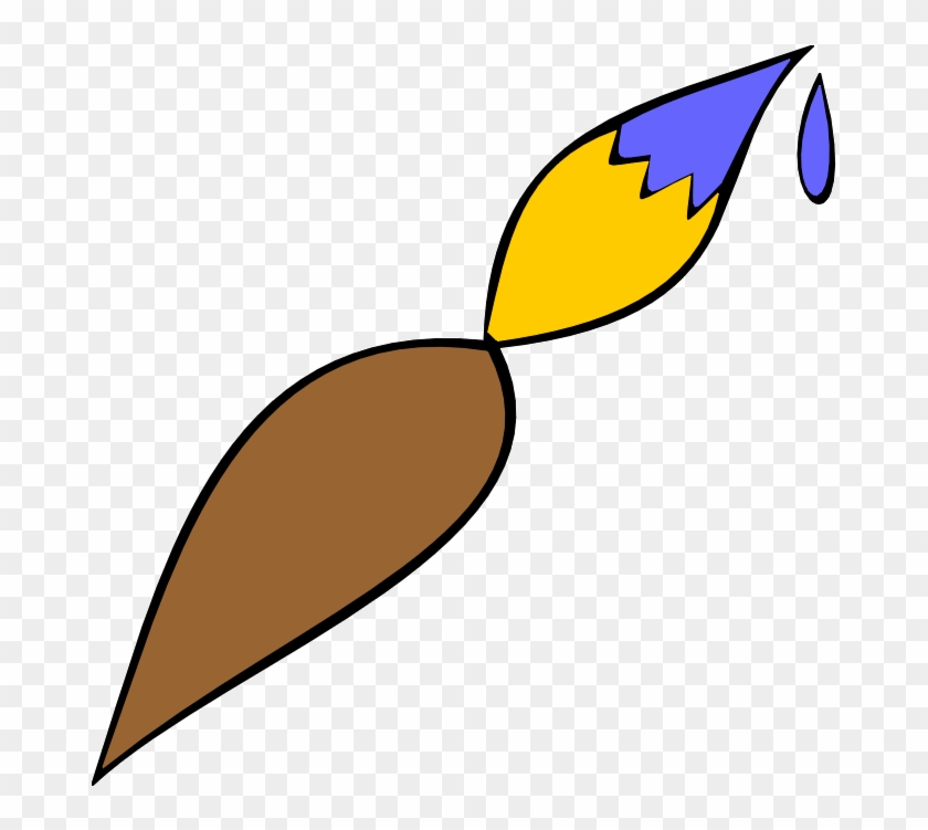Paintbrush Clipart Cliparts And Others Art Inspiration - Cartoon Paint Brush Gif #1015824