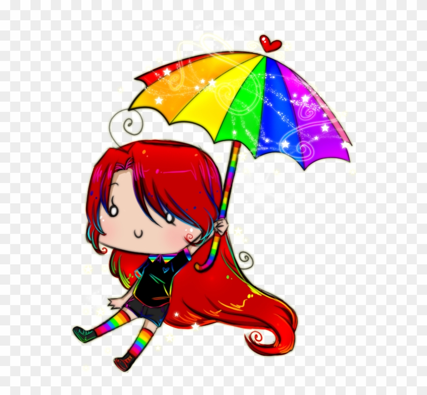 Little Rainbow Girl By Oomizukyoo - Rainbow Girl #1016136