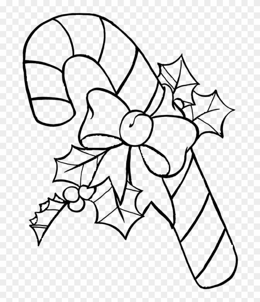 Candy Cane Christmas Coloring Pages - Christmas Candy Cane Coloring Pages #1016251