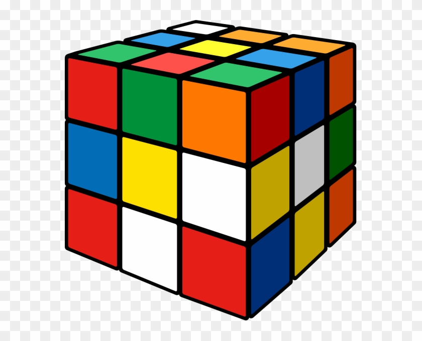 Rubiks Cube Mix1-3d - Rubik's Cube Vector Png #1016254