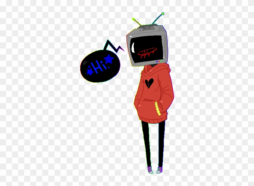 19kb - Tv Head Pixel Art #1016284