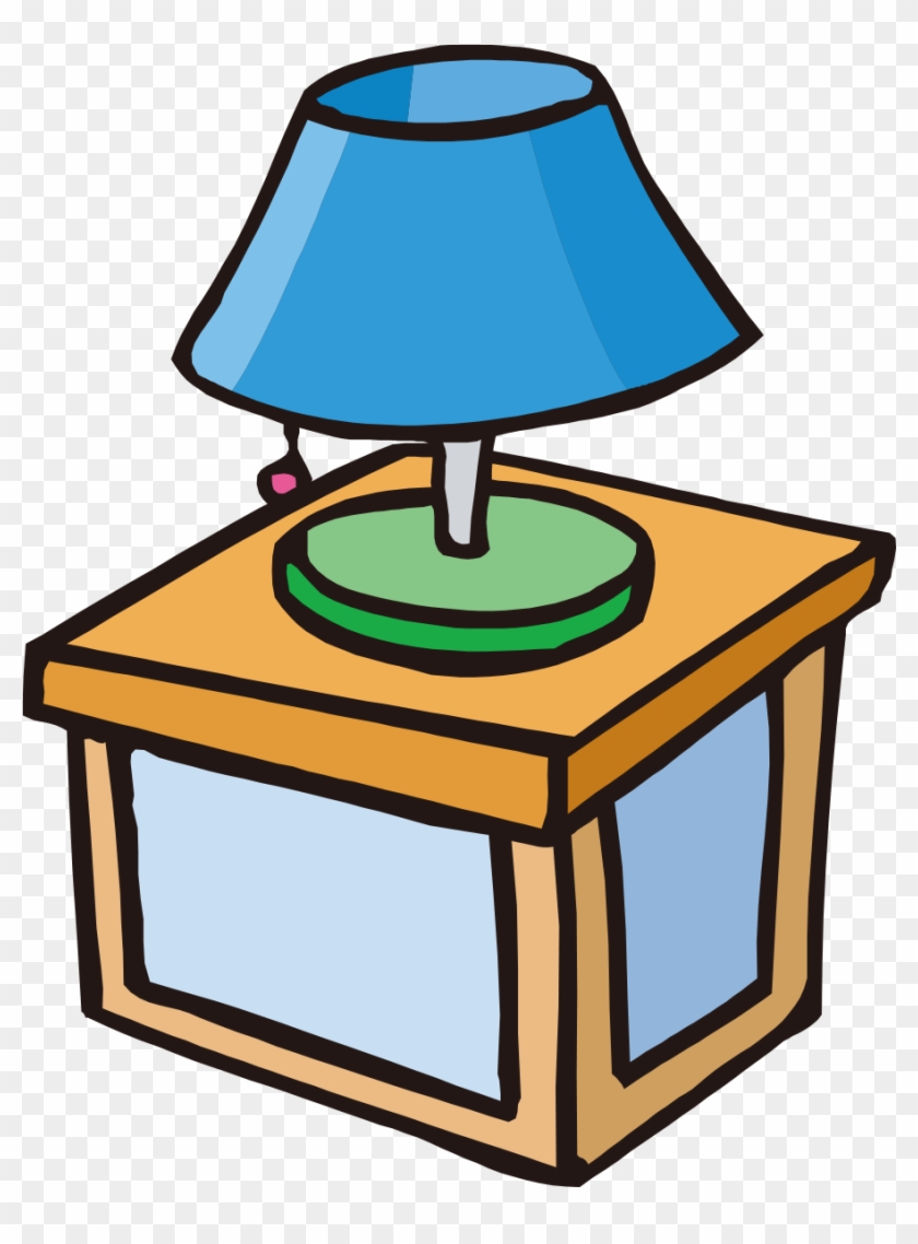 Bedside Tables Light Fixture Clip Art - Bed Side Lamp Clipart #1016363