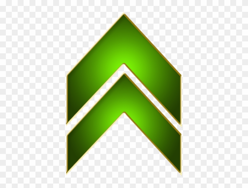 Double Arrow Green Up - Arrow #1016780