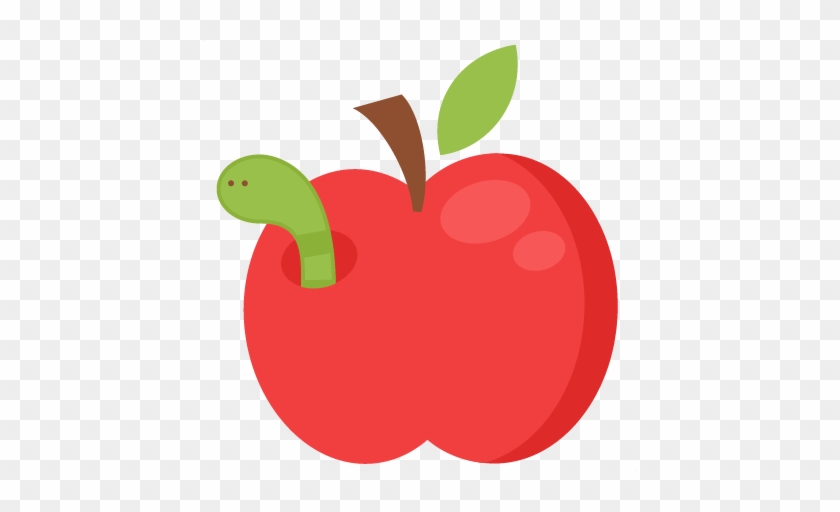 Worm In Apple Svg Cutting File For Scrapbooking Free - Apple With A Worm #1016826