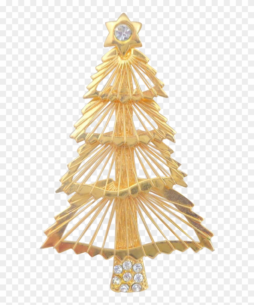 2015 Christmas Tree Transparent Background - Gold Christmas Tree Transparent Background #1017273