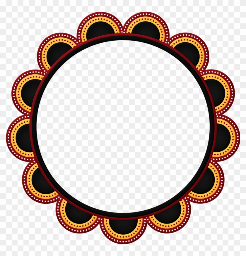 Jss Mouse Scalloped Frame 6 - Borders And Frames #1018089
