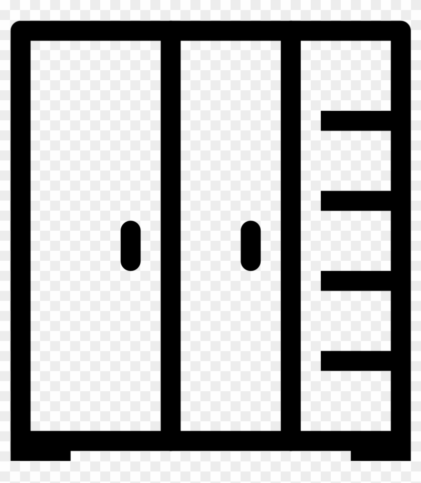 Sliding Door Closet Icon - Шкаф Иконка Png #1019267