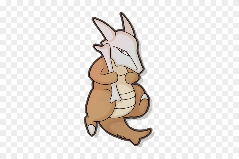 Marowak The Bone Keeper By Haunted-attic - Cartoon #1019324