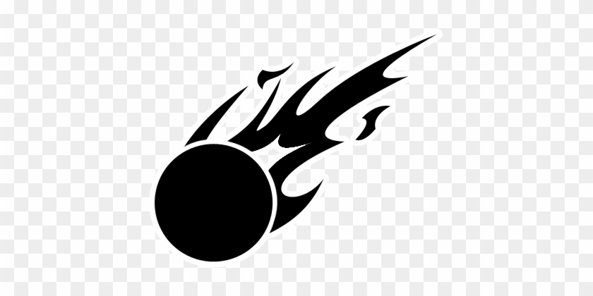 Meteor C - Meteor Clipart Black And White #1019443